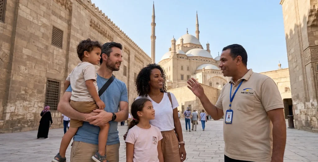 Family holidays in Egypt at Cairo Citadel with Daily Sun Travel guide
