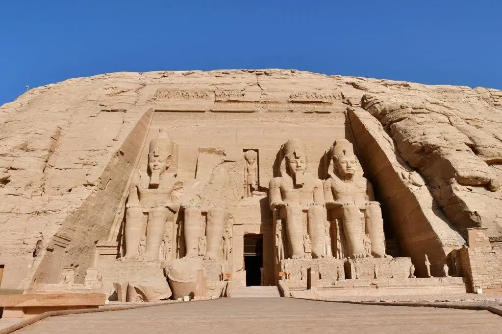 Abu Simbel temples offered as an optional extension from Aswan