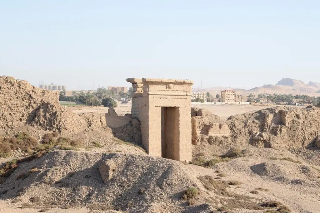 Abydos temple complex associated with Osiris on a private guided tour from Luxor