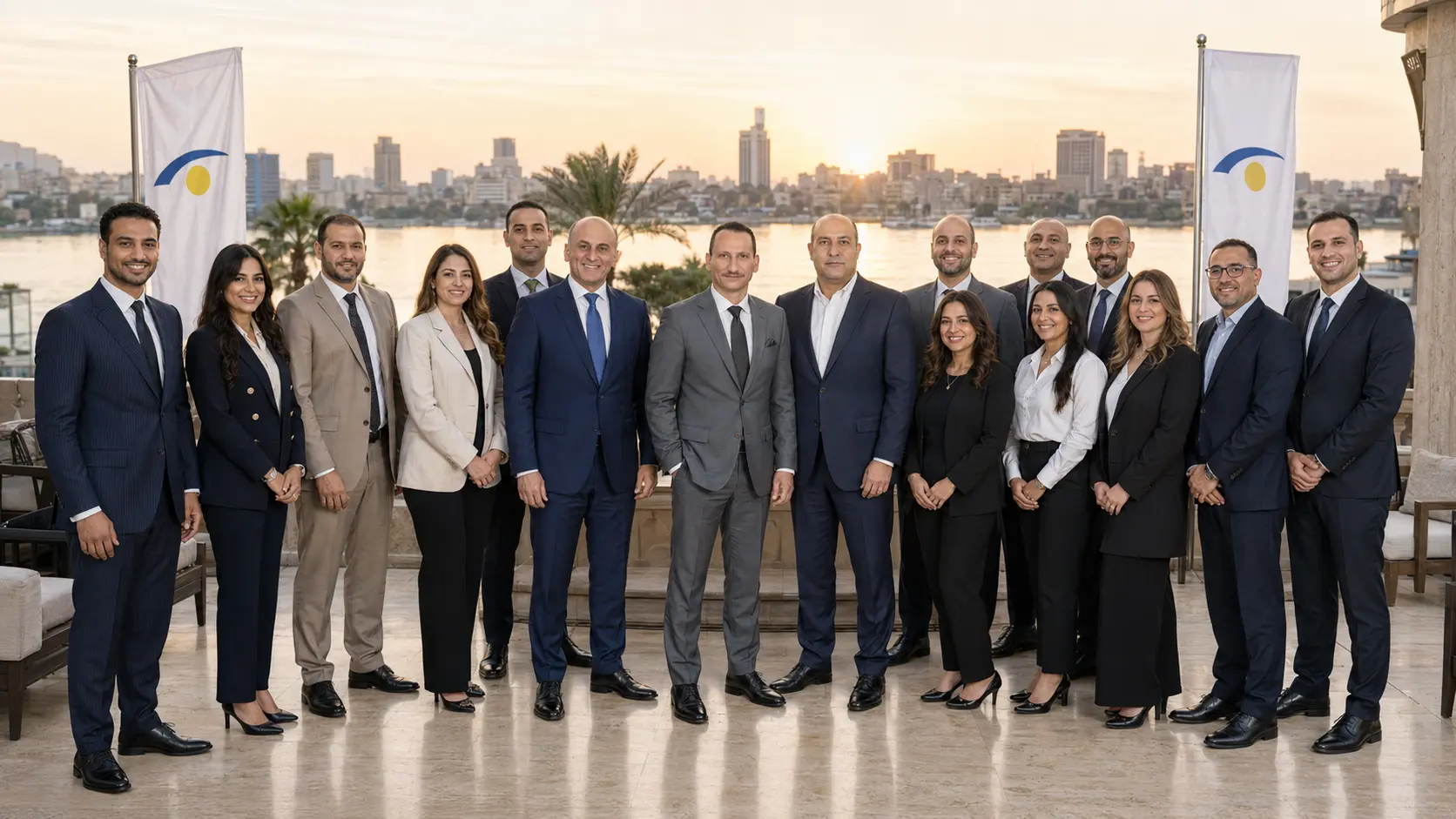 Daily Sun Travel leadership and team in Cairo representing B2B Egypt travel partnerships and premium DMC support