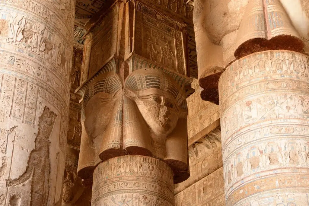 Temple of Hathor at Dendera visited during a private day tour from Luxor