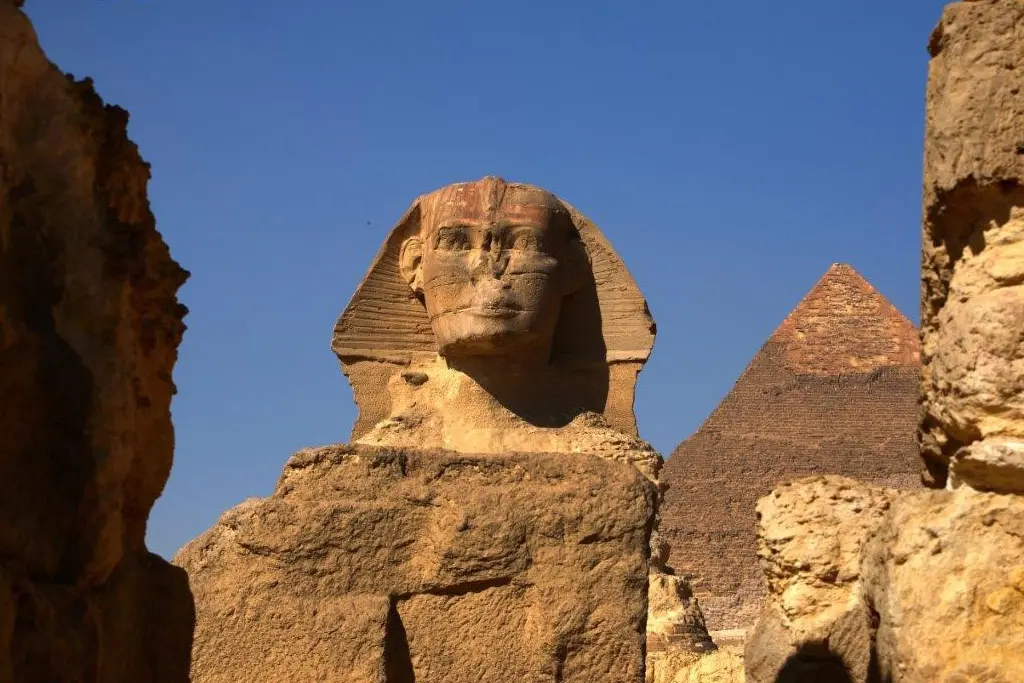 Great Sphinx at Giza on a private tour from Cairo