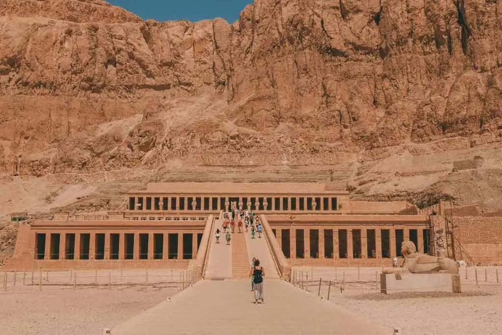 Temple of Queen Hatshepsut at Deir el Bahari on a Luxor tour