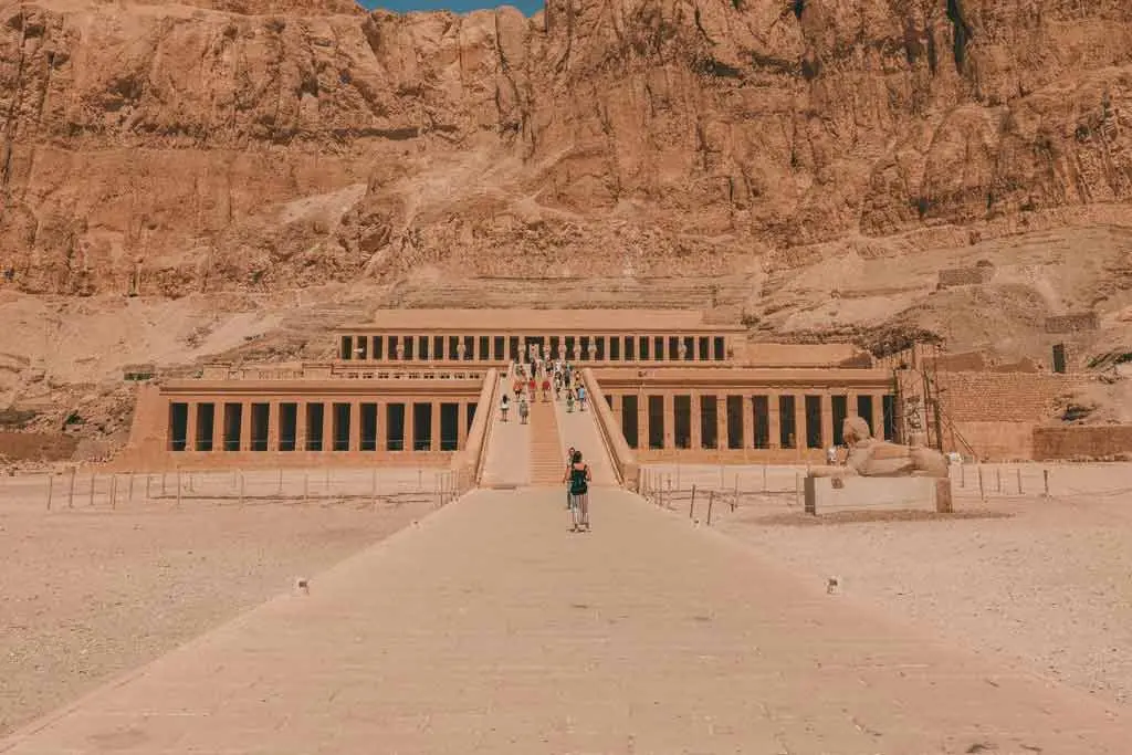 Hatshepsut Temple on Luxor West Bank tour from Marsa Alam