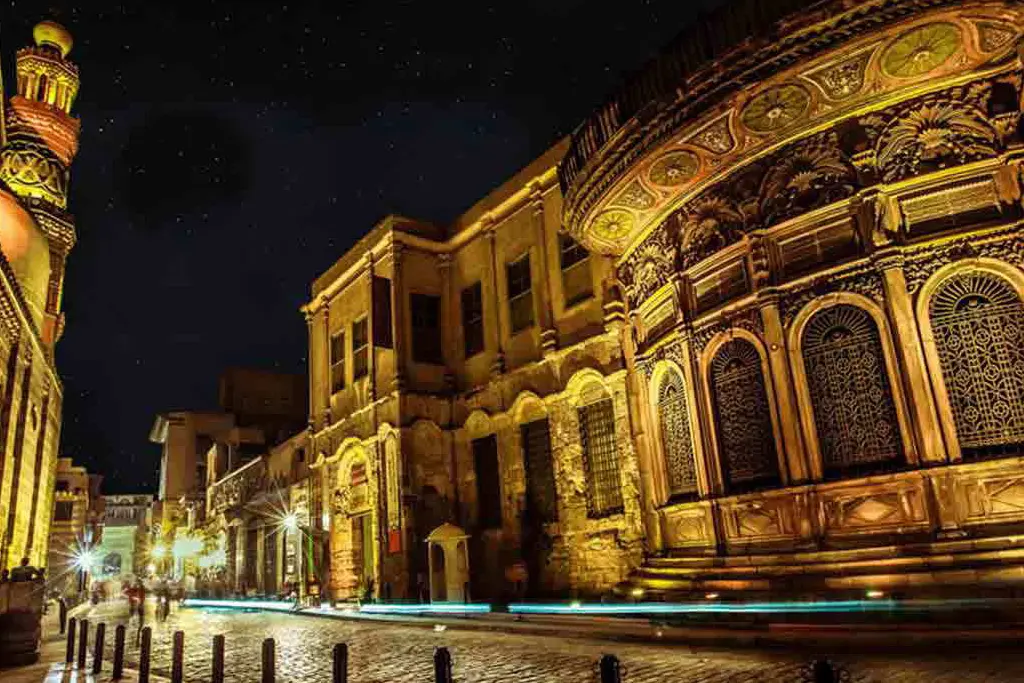 Khan El Khalili area near the end of an Islamic Cairo walking tour