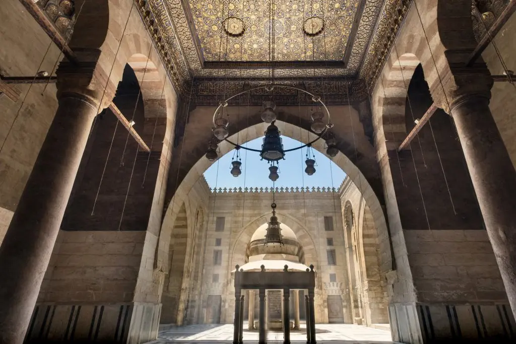 Mamluk architecture details on an Islamic Cairo walking tour