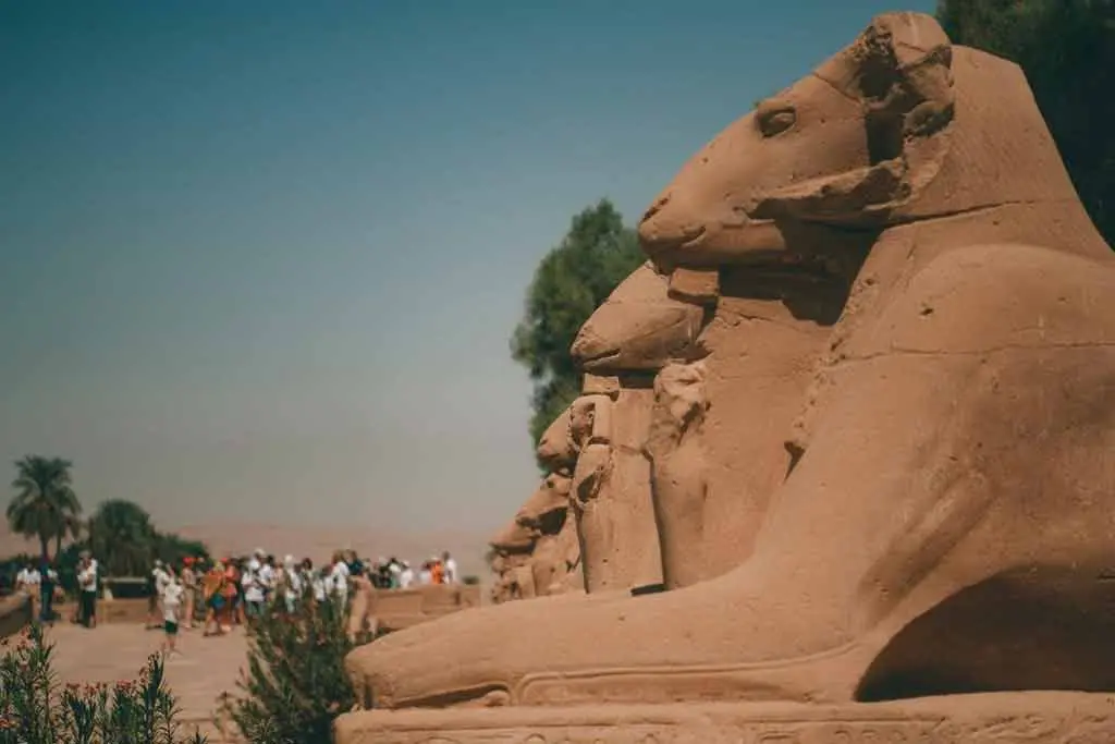 Karnak Temple Complex on the East Bank of Luxor