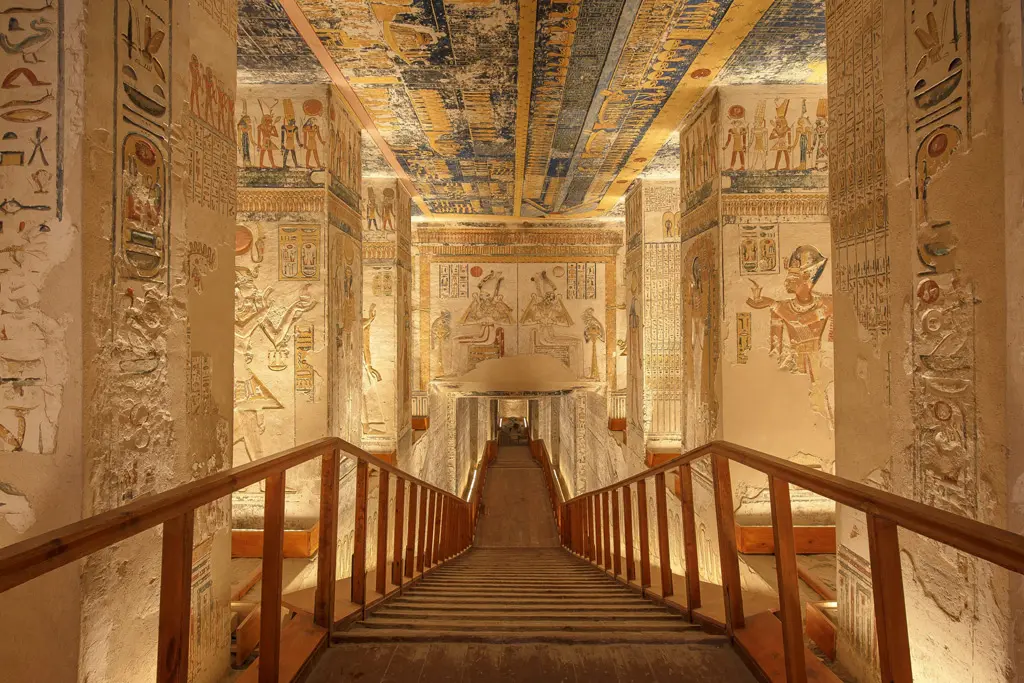 Valley of the Kings visited on a Luxor day tour from Alexandria by plane