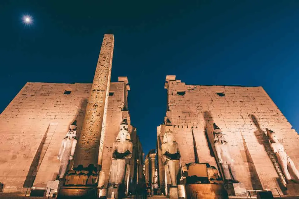 Luxor Temple evening visit during the Dendera and Luxor overnight tour from Hurghada