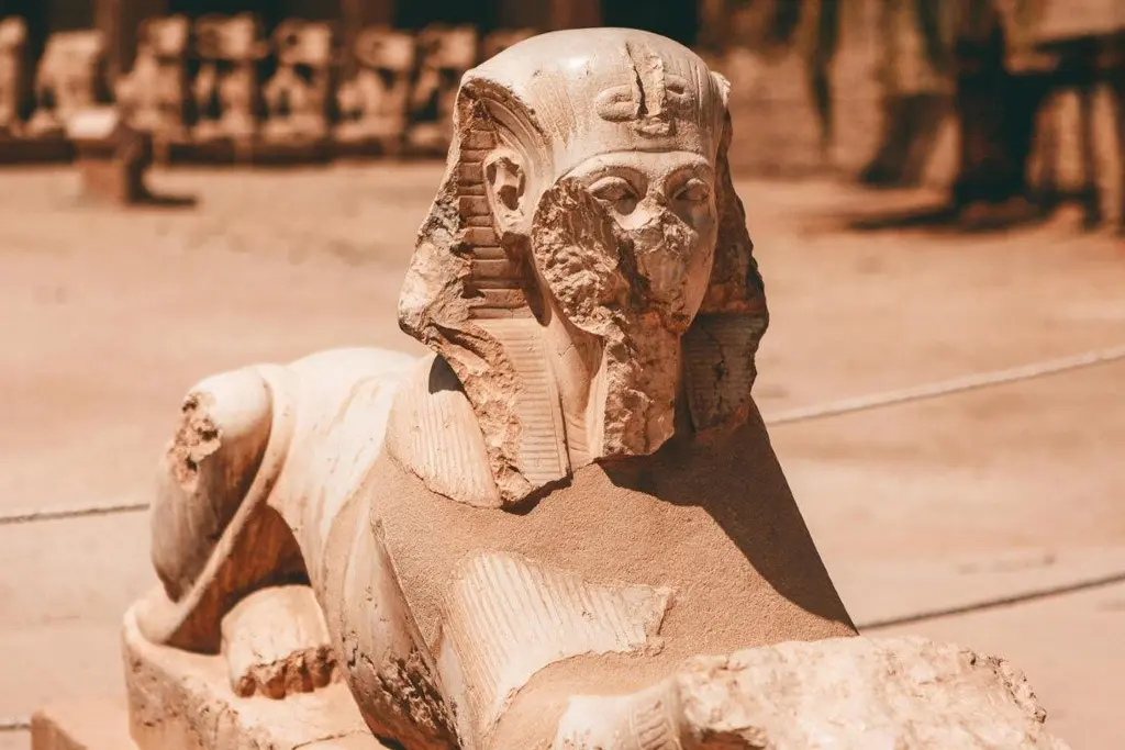 Karnak Sacred Lake on the Luxor East Bank during a private tour