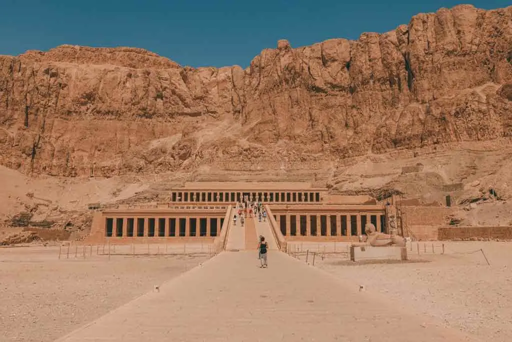 Temple of Queen Hatshepsut at Deir Bahari on a Luxor overnight tour