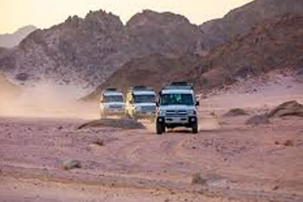 Quad bike safari from Marsa Alam across desert terrain