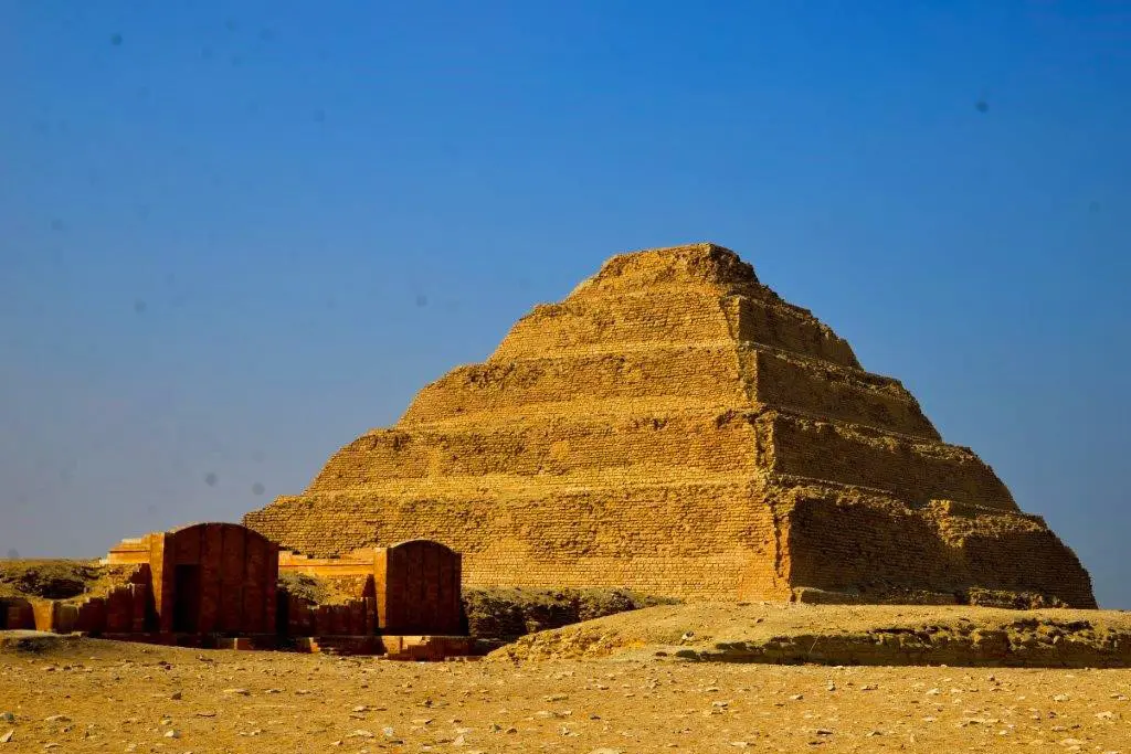 Step Pyramid of Saqqara visited on a Cairo overnight tour
