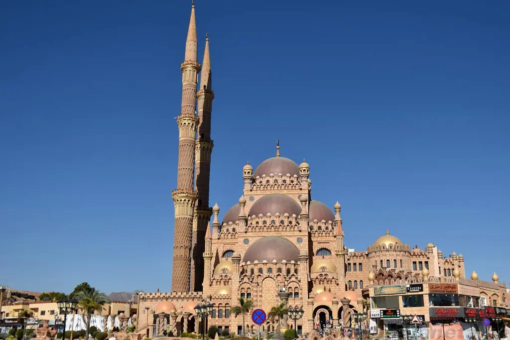 Naama Bay promenade during a Sharm El Sheikh city tour